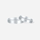 Saturday Fortune (ZLF) pt950 platinum ring for men and women, broken ice platinum couple ring, size 20-5.26g