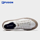 Fila Fusion Offizielle trendige Herrenschuhe Ein-Fuß-Leinwandschuhe Sommerschuhe kleine weiße Schuhe Sportschuhe