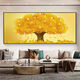 Jileduo Golden Wohnzimmer Hängende Gemälde Modernes Sofa Einfache dekorative Malerei