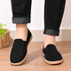 Summer casual shoes for men's breathable mugwort cloth shoes for men's soft sole non-slip wear-resistant cloth single shoes mesh shoes for men's mugwort health casual shoes 43