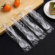 Disposable dessert spoons, individually packaged, take-out packaged beetle spoons, thickened ins plastic cake spoons, edible transparent beetroot spoons, 50 pieces/bulk