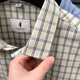 
Kangaroo (DaiShu) pure cotton summer new men's short-sleeved shirt business casual plaid half-sleeved men's top shirt middle-aged and young AN15271 khaki L