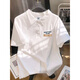 Polo de polo uniqlo con el mismo estilo que el diseño de camisetas de colas japonesas de verano de manga de manga corta Hong Kong de gran tamaño [3895*Wasp]-White M 80-110Jin [Jin equivale a 0.5 kg]