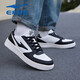 
Hongxing Erke men's shoes flagship store summer air force number one small white shoes men's casual trendy shoes student white breathable sports shoes microcrystal white/black 1477 41