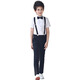 Feathered duck 4 children's white shirt 5 boy 8-year-old student 6 spring and autumn flower girl dress 7 handsome boy performance overalls suit 9 cotton burgundy long-sleeved four-piece set 160 cm