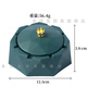 Xibotu creative windproof ashtray with cover, personalized trend, anti-flying dust, home living room office Nordic ashtray, Nordic green