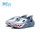 361 zapatos para niños para niños y niñas sandalias de playa zapatos para 2024 zapatos para niños nuevos a medio a grandes gris moderno/361 grados blanco/energía rojo 34
