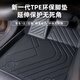 Wufu Taurus 11-24 Dongfeng Peugeot 301 308 408 3008 4008 5008 Modifizierte TPE-Autofußpolster Doppelschicht-Schwarz-TPE-Fußpolster + schwarzer Schnee Schöne Autoanpassung mit fünf Sitzplätzen mit fünf Sitzplätzen