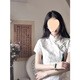 S.SOFEA夏日白色旗袍少女气质国风连衣裙 826米白色 S