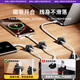 LI SEN Cable de escritorio Cable Cable Magnetic Suctioning Almacenamiento de dispositivos y clasificación Cable Móvil Carga de la abrazadera Cable de fijación del cable Dispositivo de succión magnética de 3 paquetes de 3 paquetes y cierre potente pasta