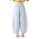 
Ikano I.KARNOW girls' pants summer 2025 new children's pure cotton cool scimitar wide-leg pants for girls summer thin casual pants 15273 blue scimitar pants 130