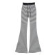 
2025 spring and summer drooping stripes loose casual micro-flare pants high waist wide-leg pants floor-sliding long pants women's trendy color [MY-686] L