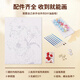 Wenshio Xingyue Rose Blume DIY Digitalöl Malerei Handgefüllte und dekomprimierte Ölfarbe Wohnzimmer Schlafzimmer Dekoration Malerei Boguang Linlin Tulp 6191 Highlight Pigment + 6 Pinsel + HD 1