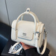 CALCULAT/KEEN silver bag women's 2025 new popular super hot red handbag high-quality texture one-shoulder crossbody small square bag birthday Valentine's Day gift to wife and mother white_