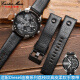 
Cartervin adapted to Diessy leather strap DZ7257 1657 4323 7314 7313 7371 series head leather black with nails gold buckle 22mm