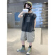 G.Duckkids Little Yellow Yellow Duck Boy Cust Summer 2025 Новый детский костюм Летний мальчик Летний костюм Большой детский рука