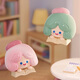 À la recherche de la série de vie d'imagination Unicorn U-grain Rico Mini Doll Desktop Ornements mignons Blanc de fraise de fraise intelligente Boîte de débouchage Contrôler No Egg Shell (environ 3 cm)