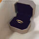 RSRDDY Old Phoenix Authentic Gold Pigment Ring Frosted Simple Index Finger Ring Sand Gold Fashionable Men and Women Gold Ring 2MM Gypsophila Same Style Same Style Ring No. 9 125-150Jin Jin is equal to 0.5 kg Same Style Same Style