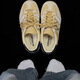 Adidas Gazelle German Training Training Shoes Shoes New Yellow T-Toe Shoes ji3523 Официальный флагман Ji3522 Blueberry 38