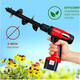 Ground drill supporting rechargeable electric hand drill auger drill bit garden planting vegetables and flowers soil drilling machine ground drilling drill bit diameter 5cmX length 45cm drill bit