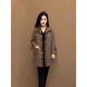 Mrs. Yun Aigui Marke Frauenkleidung 50 40 60 Spring Kleidung langärmelige Mitte und ältere Mütter Kleidung Freizeit und modisches Temperament mit mittlerem Stil E5012#-Blue Green M [85-100jin [Jin entspricht 0,5 kg]]