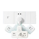 Converter plug one-turn six socket conversion power converter 6-bit general control GN9733K original 9733k converter