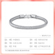 China Jewelry Platinum Chopard Bracelet for Women and Men PT950 Platinum Panlong Chopard Space S Buckle Bracelet Jewelry Birthday Gift Platinum Chopard S Buckle Bracelet Weighs about 7.5g