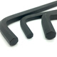 
He Jiangong American flat head hexagon wrench single 0.89 1.27-1.5-2-2.5-3-4-5-6-8-10mm 12196 32mm