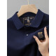 Pier Cardin Sommer Pure Cotton Herren Kurzärärmelte T-Shirt High-End-Sticktes Revers großer Vielseitigkeit, viel Eleved Männerpolo Paul Shirt Trendy T 6628 Schwarz [Hauptbild] M /48