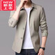 Spring men's business casual jacket suit middle-aged and young people solid color lapel thin Korean version light gray 1048 M [Suggested 98-110Jin [Jin equals 0.5 kg]]
