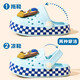 Wangwang Team Children's Slippers Summer Nouveau bébé Baby Toddler Sandals Girls Anti-Slip and Odor Boys and Girls Hole Chaussures Black 19 Longueur intérieure 19cm Convient pour la taille 29/30
