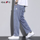 Zengzhi Denim Tense Pantalon Men's Summer Thin 2025 Nouveau pantalon à patte tendance à la tendance