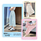 Schneefliege Casual Hosen für Frauen im Sommer dünne 2025 neue koreanische Karottenhose kleine, hohe Taille schlanke, neun-Punkte-Hosen hellrosa 544f (gewebte Blumen) M -160/66A-empfohlene 100-115jin [Jin gleich 0,5 kg]