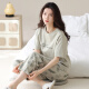 
Modal Cotton Women's Pajamas Set Summer Cotton Short Sleeve Cartoon Trousers Korean Style Home Clothing Can Be Outdoor for Summer Y9719 M (Suggested 75-95Jin [Jin equals 0.5 kg])