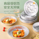 Dipur tinfoil bowl air fryer special tinfoil plate food grade household disposable round tinfoil bowl oven 6 inches