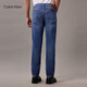 Calvin KleinJeans25春夏新款男士休闲通勤ck微弹合体楔形锥形牛仔裤4RAB701 UL7-牛仔浅蓝 33