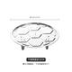 Newair stainless steel steamer steamer household steamer grate wok steamer drawer water-proof steaming vegetable rack thickened plate steaming rack