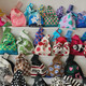 Korean ins knitted bag girls vest bag small square bag new year knitted bag hand bag knitted bag crossbody handbag cute cat