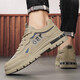 Changxiang Huili Workwear Men's Shoes 2025 New Summer Mesh Breathable Casual Shoes Sports Anti-Slip and Wear-resistant Construction Site Labor Protection Shoes Men's Khaki [Breathable Style] 42