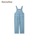 PawinPaw Bingfumei Cartoon Bear Children's Wear 25th Spring and Summer New Girls Loose Denim Overalls