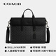 COACH brand direct supply men's SULLIVAN large shoulder crossbody bag charcoal black CZ402