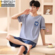 Modal Summer Cotton Pyjamas Herren kurzärmelige Shorts plus Größe mittlerer Sommer-Sommer-Dünnsty