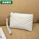 Yunluo Chinese Valentine's Day Embroidered Temperament Large Capacity Niche Clutch Bag Fashion Versatile Trendy High-Looking Women's Wrist Bag White Rich 092 Style