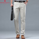 Montagut Business Casual Pants Men's 2025 Summer delgado recto recto Mid-Wica Algody All-Match Pants 9928-1 Caki 29