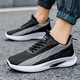 Sportschuhe Herrenschuhe Frühling und Sommer atmungsaktives weiches alleinige Netzschuhe Herren lässige Schuhe leichte schockabsorbierende Trendsschuhe Männer 9901 Grau 43