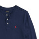 Polo Ralph Lauren Boys' Classic Cotton Jersey Henley RL43151 410-Dark Blue M