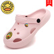 G.Duckkids Little Yellow Duck Jungen und Mädchen Loch Schuhe 2025 Sommer neuer Stil Jungen modische einfache Bag-Toe Slipper Styling Feel Beige 25 26