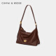 Cinvaikrose Offizielle Website Kleine C/K-Tasche Frauenbeutel 2025 Neue Großkapazität Pendler Einkaufstasche Casual Crossbody Bag Kaffeefarbe