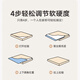 
Shilena detachable and washable ultra-thin independent spring mattress 10CM memory foam jute high box Simmons children's tatami 15cm detachable and washable-10CM thick-soft and comfortable 1350mm*1900mm