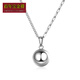 Centenary Baojinxiang new pt950 platinum necklace for women platinum ball Bing fashion pendant tassel pendant gift for girlfriend Width about 9.9mm Weight about 2.9-3 grams